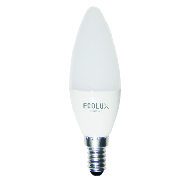 ECOLUX EC3331 BOMBETA LED E14 ESPELMA 5,5W 3000K
